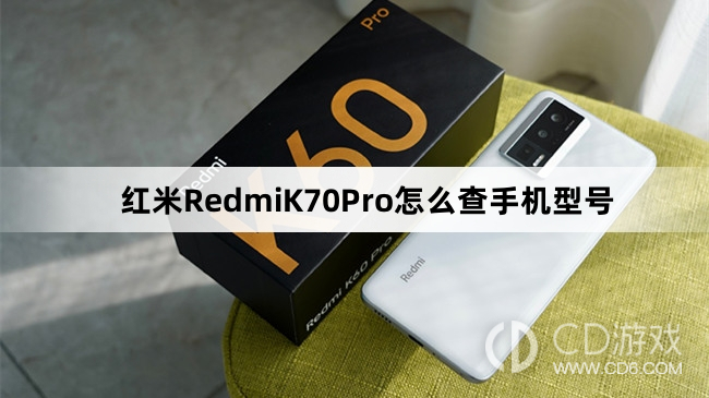 红米RedmiK70Pro查手机型号教程