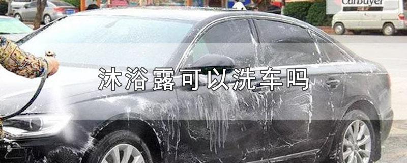 沐浴露能否用来洗车